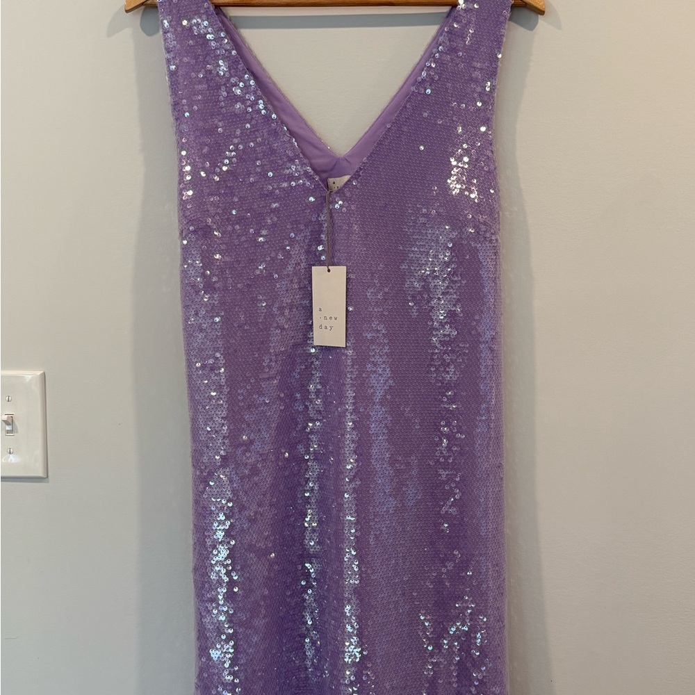 a new day Lavender Sequin Chemise